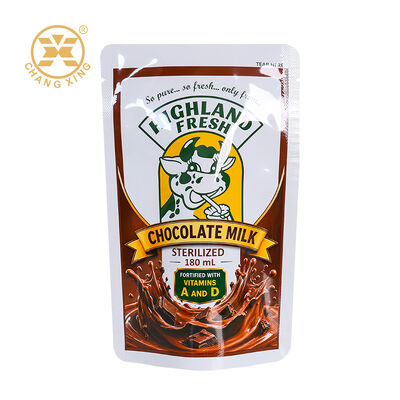 Custom Heat Seal Food Grade Vacuum Packaging Bag with Flexo Printing for Milk and Garment Packaging