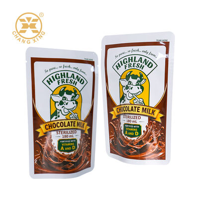 Custom Heat Seal Food Grade Vacuum Packaging Bag with Flexo Printing for Milk and Garment Packaging
