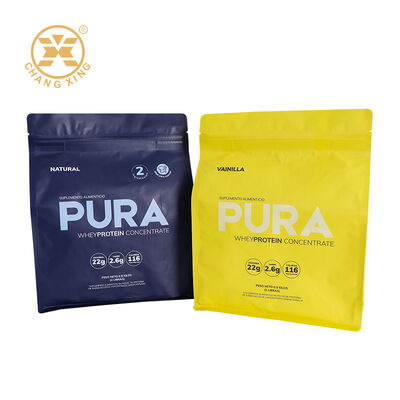 Custom Logo Printed Stand Up Pouch with Zipper Top and Gravure Printing for Food Packaging