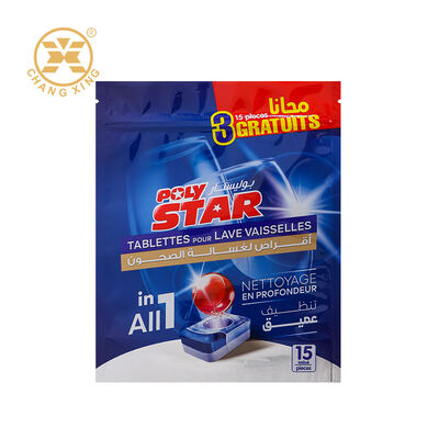 Custom Printed Moisture Proof Detergent Packaging Pouch with Gravure Printing Stand Up Pouch