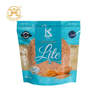 Custom Printed Food Grade Plastic Sealed Bag with Gravure Printing and Moisture Proof for Flour Cereal Packaging