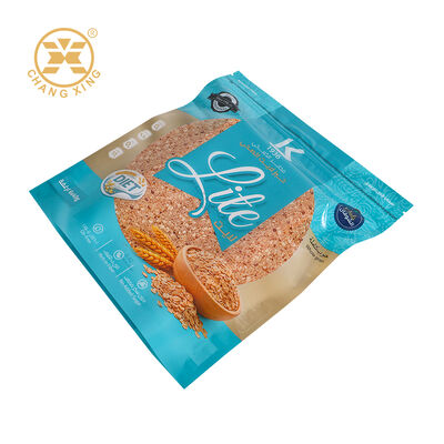Custom Printed Food Grade Plastic Sealed Bag with Gravure Printing and Moisture Proof for Flour Cereal Packaging
