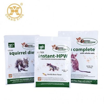 Pet Food Packaging High capacity aluminum foil square bottom pet food plastic bags