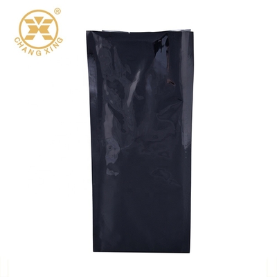 Gravure Black Matte Coffee Packaging Bags Aluminium Foil Stand Up Pouch Printing