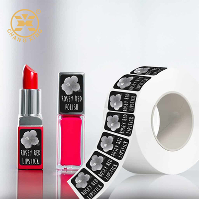 CMYK Lipstick Waterproof Labels For Glass Bottles Cosmetic Self Adhesive Vinyl Label