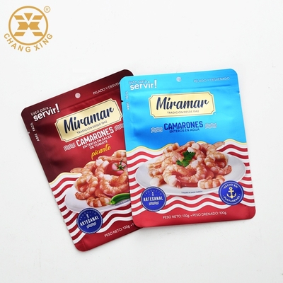 135 Deg Mylar Plastic Vacuum Packaging Bag Microwavable Stand Up Resealable Pouch ODM
