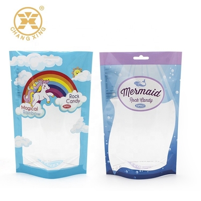 Jelly Drops Holographic Ziplockk Bags Sweets Candy Custom Printed Resealable Bags