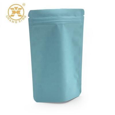 Matte Resealable CPP Coffee Bean Bags With Valve Smell Proof Stand Up Barrier Pouches