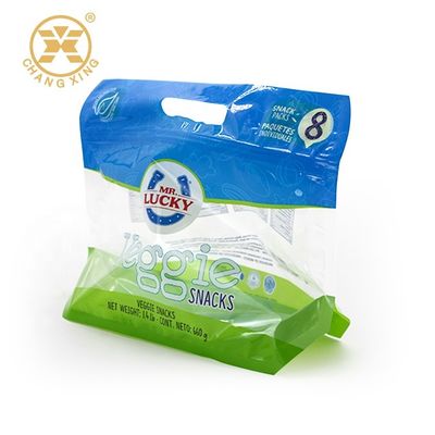 Perforated Vegetable Packing Bags BOPP Stand Up Pouches With Holes
