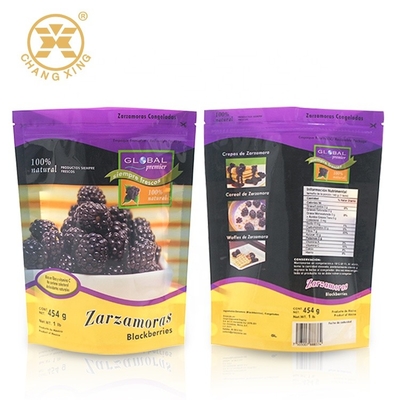 Zipper Frozen Dry Fruit Packaging Bags Preserved Fruit Roll Film Preserved Fruit Packing Bag