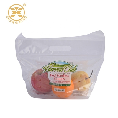 750g Perforated Dry Fruit Packaging Bags Anti Fog CPP Bopp For Vegetable