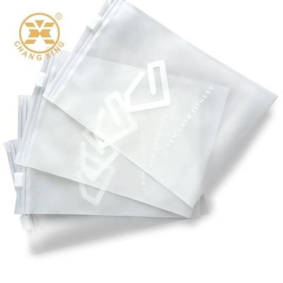 100 Microns PE Matte Small Zipper Plastic CPP Poly Bags For Clothing Packaging