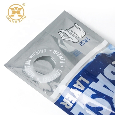 Eco Friendly Clear Garment Packaging Bag Clothing Transparent Zip Lock Plastic Bags