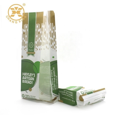 OEM Logo 0.5kg 250g Plastic Packaging For Breads Tortilla Wraps Custom Heat Seal Packaging