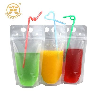 250ml 750ml Spouted Liquid Stand Up Pouches LDPE Peanut Butter Squeeze