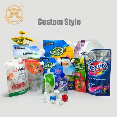 500g Mylar BOPP Plastic Detergent Packaging Pouch Agricultural Pesticide Transparent