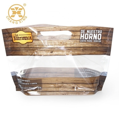 Barrier Packaging For Roasted Chicken Resealable Microwavable Retort Pouches