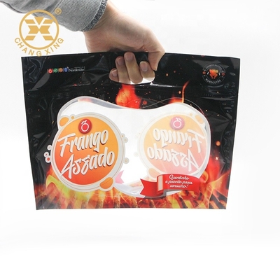Barrier Packaging For Roasted Chicken Resealable Microwavable Retort Pouches