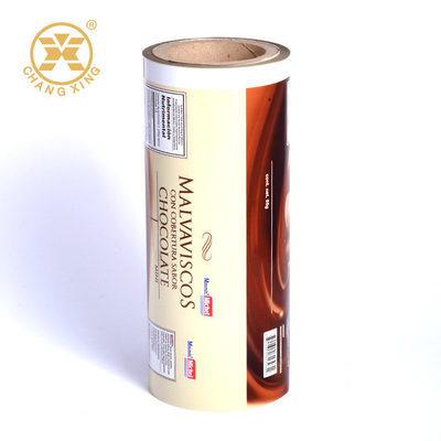 BOPP Coffee Tea Milk Plastic Roll For Food Packaging Opaque Heat Seal Laminating Film