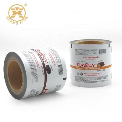 BOPP Coffee Tea Milk Plastic Roll For Food Packaging Opaque Heat Seal Laminating Film