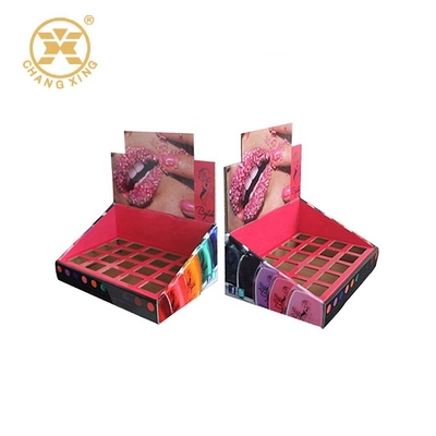 ISO9001 Fancy Paper Cardboard Packaging Boxes Slotted Custom Lip Gloss Box Packaging