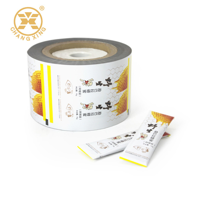 Aluminum Foil VMPET Honey Sachet Packaging Self Adhesive Laminate Roll