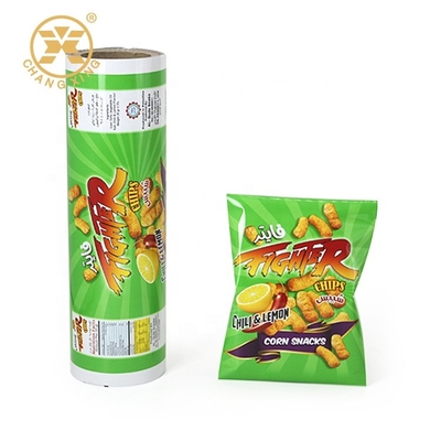 BRC Laminated Puffed Snack Packaging Bags Chocolate Biodegradable Films For Food Packaging