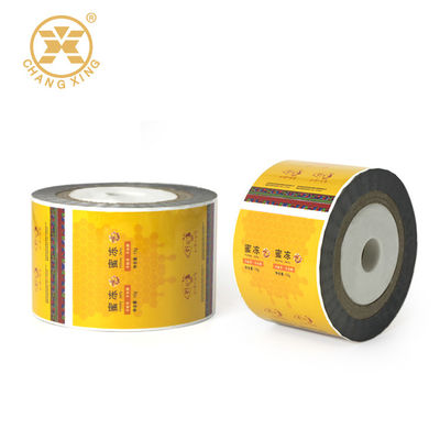 Automatic Plastic 10g 20g Food Packaging Film Roll For Honey Sauce Sachet