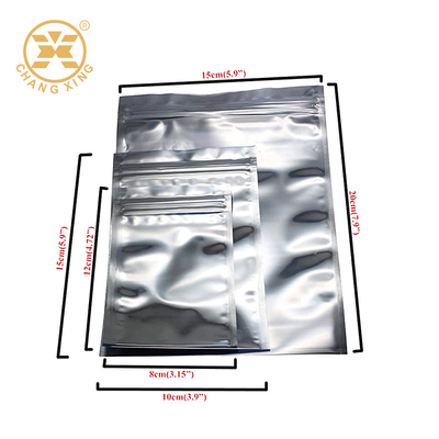 PCB Antistatic Ziplock Cleanroom Foil Aluminium Barrier Bags For Packaging