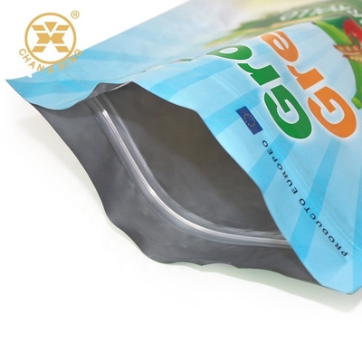 Aluminum Foil VMPET Pesticide Fertilizer Packing Bag Fertilizer Stand Up Zipper Pouch