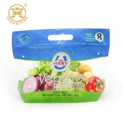 750g Transparent Composite Fresh Fruit Vegetable Packaging Bopp Plastic Bags