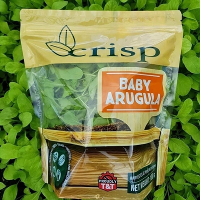 BOPP Anti Fog Vegetable Packing Bags Baby Arugula Plastic Pouch For Fresh Fruit