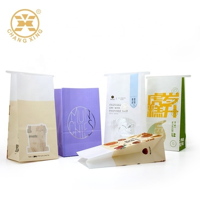 Eco Friendly Gusset Bakery Bread Packaging Bags SGS Recycled Plastic Packaging Bags