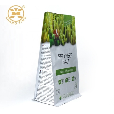 20kg Pesticide Aluminum Foil Stand Up Pouch Flat Bottom Organic Fertilizer Packaging Bags