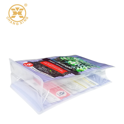 20kg Pesticide Aluminum Foil Stand Up Pouch Flat Bottom Organic Fertilizer Packaging Bags