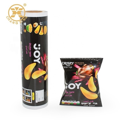 Laminated Food Packaging BOPP/VMCPP Plastic Roll Film Potato Chips Roll