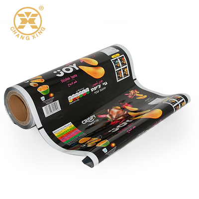 Laminated Food Packaging BOPP/VMCPP Plastic Roll Film Potato Chips Roll