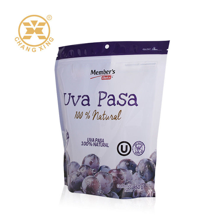 Food Packaging Supplies Bags Resealable Frozen Fruit Doypack Packaging Bag