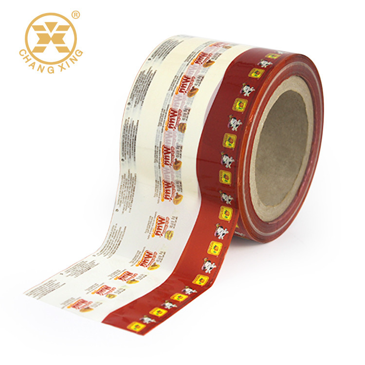 PET PVC VMPET Candy Twist Chocolate Roll Stock Film Laminated Material