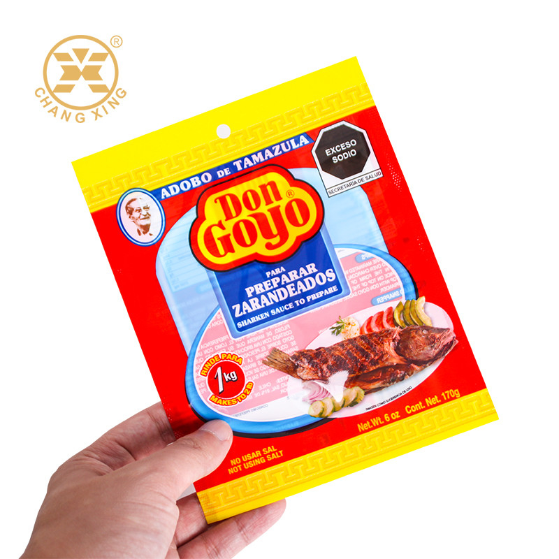 Meat Food Packaging Bags OEM Plastic Pouch for Flavouring and Sealed Cooked Food