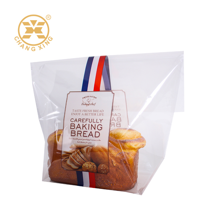 Custom Printed PET PE Bakery Bread Packaging Bags