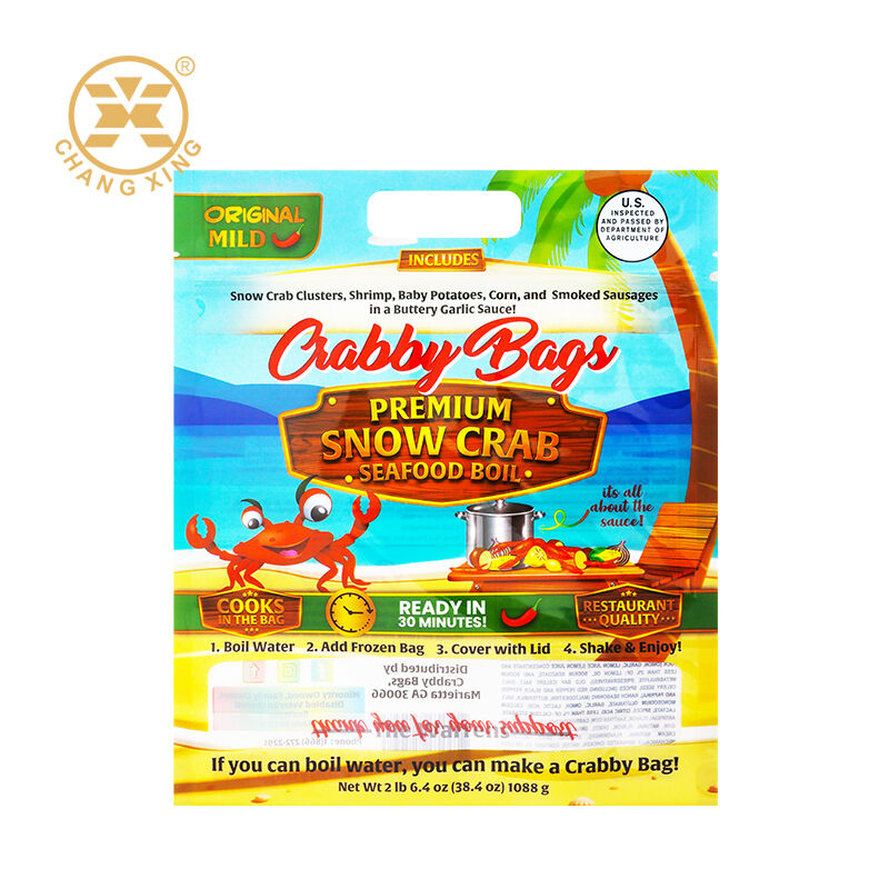 Food Grade Customized Size Zipper Sealing Vacuum Packaging Bag for Frozen Food