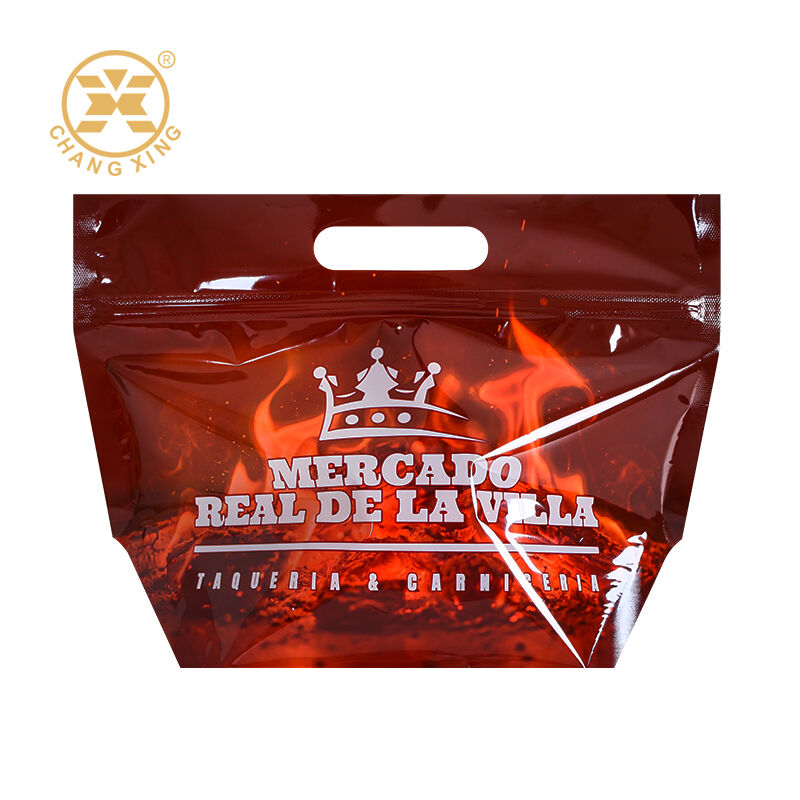 Custom Microwaveable Anti Fog Zipper Top Roast Chicken Packaging Bag for Rotisserie Chicken