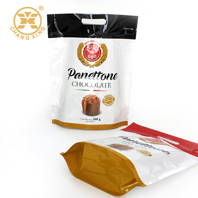 Stand Up Waterproof Food Packaging Pouch for Flour Bread Powder