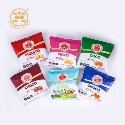 Food Grade Plastic Aluminum Foil Roll Plastic Film Packing Chips Biscuit Cookies