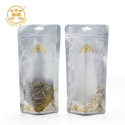 Zipper Closure Stand Up Barrier Pouches Oem Gravure Printing Laminated