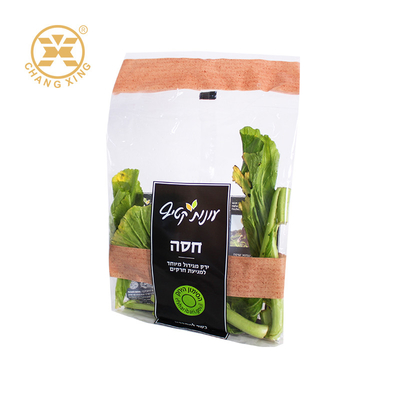 CPP PET Eco Friendly Plastic Fruit Pouches Vegetables Green Food Packaging Bags