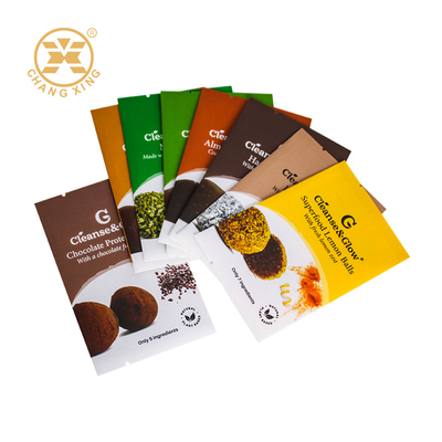 Custom Dried Food Pouch Coffee Bean Tea Bag Lemon Ball Packaging Bag Nuts Packing Bag