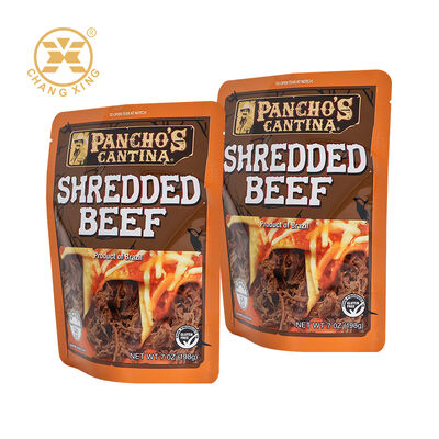 Custom Printing Food Grade Beef Jerky Packaging Bag Moisture-Proof Sealed Bag For Pork And Beef