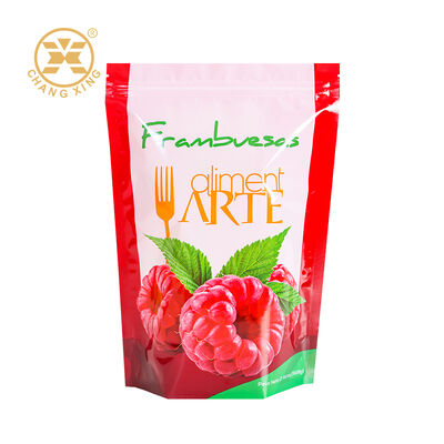 Custom Printed Food Grade Jam Packaging Bag Zipper Food Packaging Bag Stand Up Bag